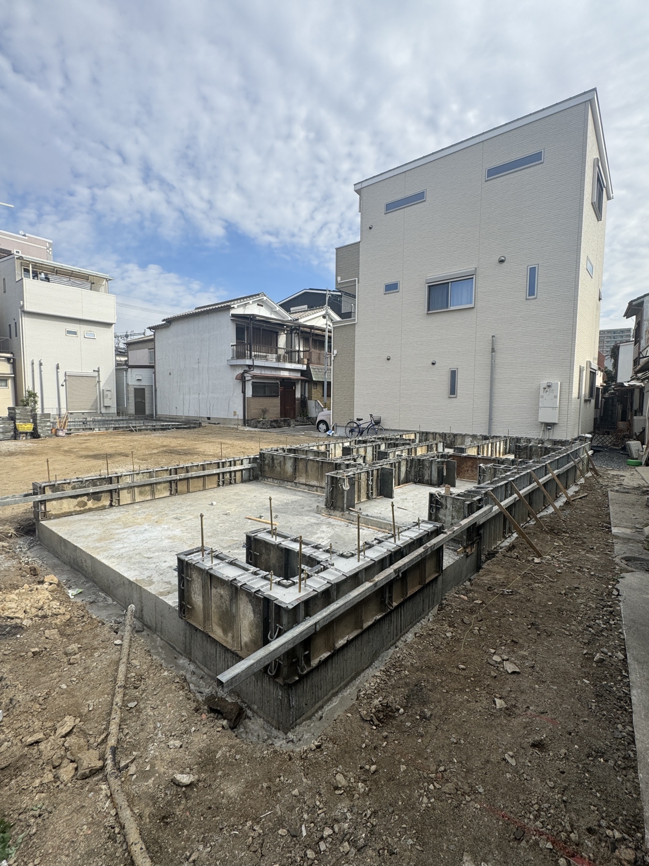 投稿についてもっと詳しく 東大阪市足代１丁目新築　進捗状況